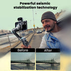 Smart XE AI Version Gimbal Stabilizer for Smartphone,No APP AI Tracking Gesture Control Gimbal with Tiktok Youtube