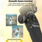 Smart XE AI Version Gimbal Stabilizer for Smartphone,No APP AI Tracking Gesture Control Gimbal with Tiktok Youtube