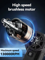 Electric Air Blower 130000RPM Powerful Snow Blower High-Speed Dust Fan Mini Turbo Jet Fan Handheld Brushless Motor Car Dryer